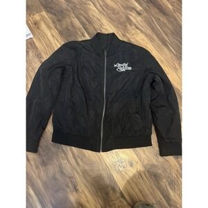 Urban Edge Men's Jacket Limited Edition Zip Up Black Size Large